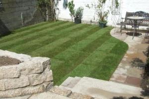 After from project Indian Sandstone Patio