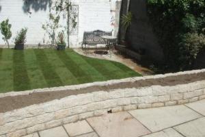 After from project Indian Sandstone Patio