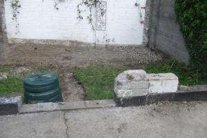 Before from project Indian Sandstone Patio